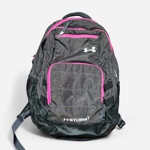 Under Armour Charcoal and Magenta Women's Backpack